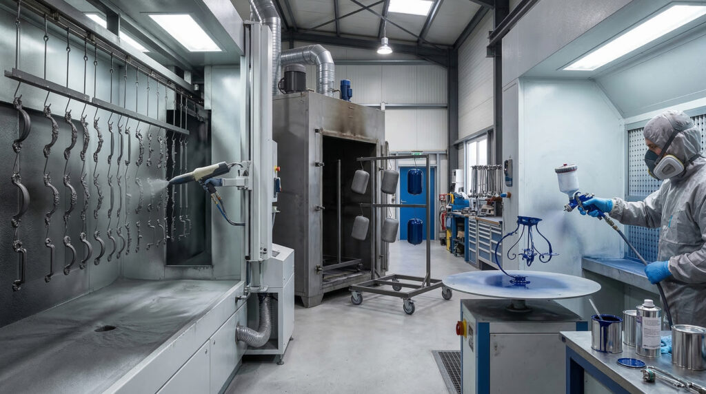 Metal Aksesuarlarda Kusursuz Yüzey: Toz Boya vs. Yaş Boya Karşılaştırması